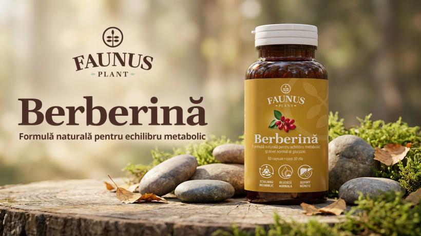 Berberina, un supliment tot mai folosit pentru metabolism: ce aduce nou formula lansată de Faunus Plant