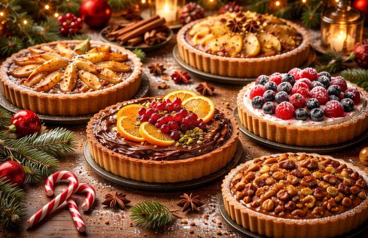 Tarte festive de Crăciun, ușor de făcut și delicioase