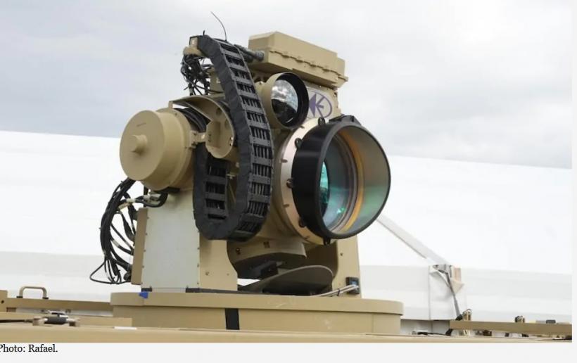 Israelul a devenit prima țară din lume care deține un sistem laser operațional pentru interceptarea amenințărilor aeriene