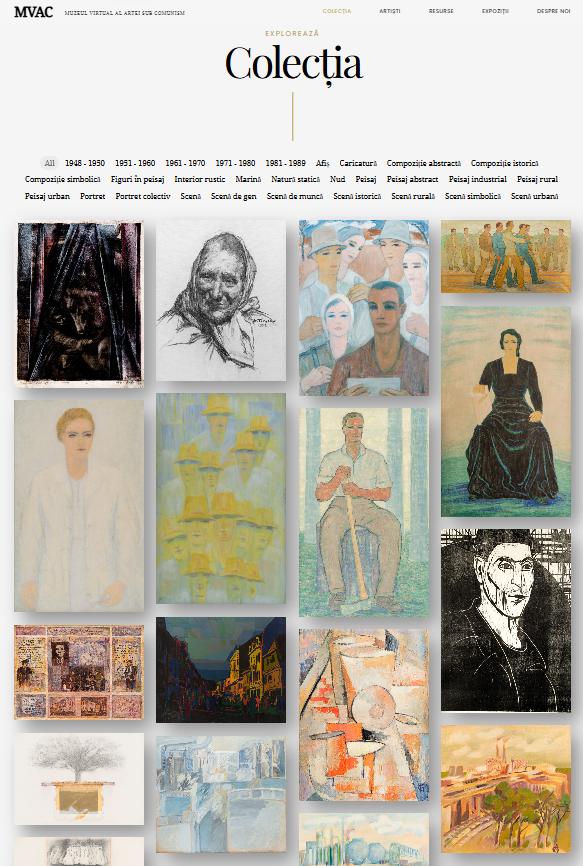 Muzeul de Artă Brașov lansează website-ul proiectului Muzeul Virtual al Artei sub Comunism 18987899