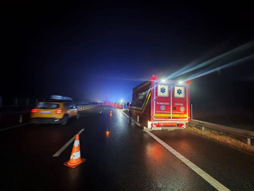 Accident grav în județul Neamț, pe E85: Un mort și cinci răniți