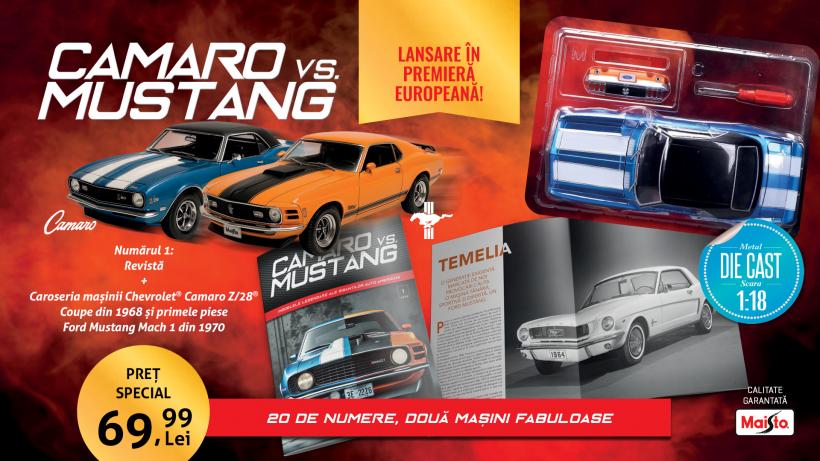 Camaro și Mustang, din filme-cult pe drumuri legendare