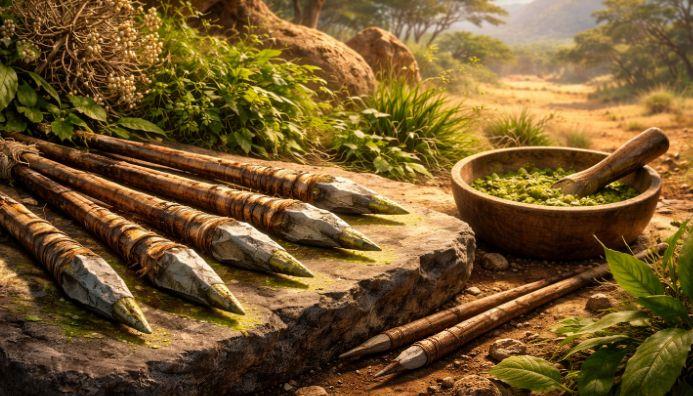 Arme otrăvitoare: strămoșii noștri foloseau plantele pentru săgeți, acum 60.000 de ani