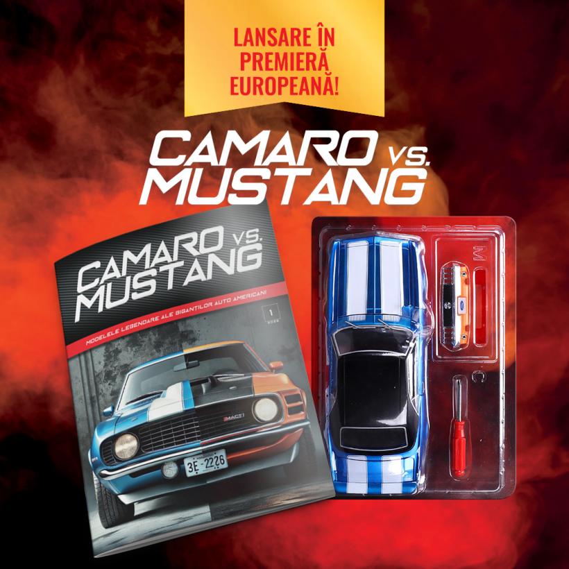 Camaro vs. Mustang, o colecție dedicată uneia dintre cele mai mari rivalități  din istoria auto