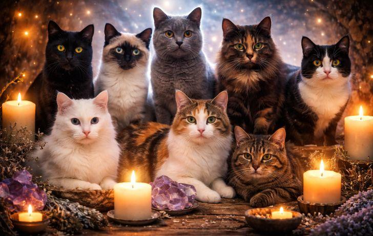 Pisicile și energiile invizibile: cum îți apără casa în funcție de culoarea blănii