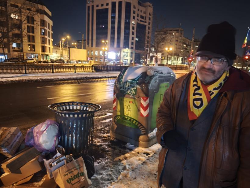 REPORTAJ. Poveste din lumea celor care îngheață: Gândul lui Fane Nebunu’, om al străzii, la minus 12 grade: bugetarii or să ajungă ca mine 18989655