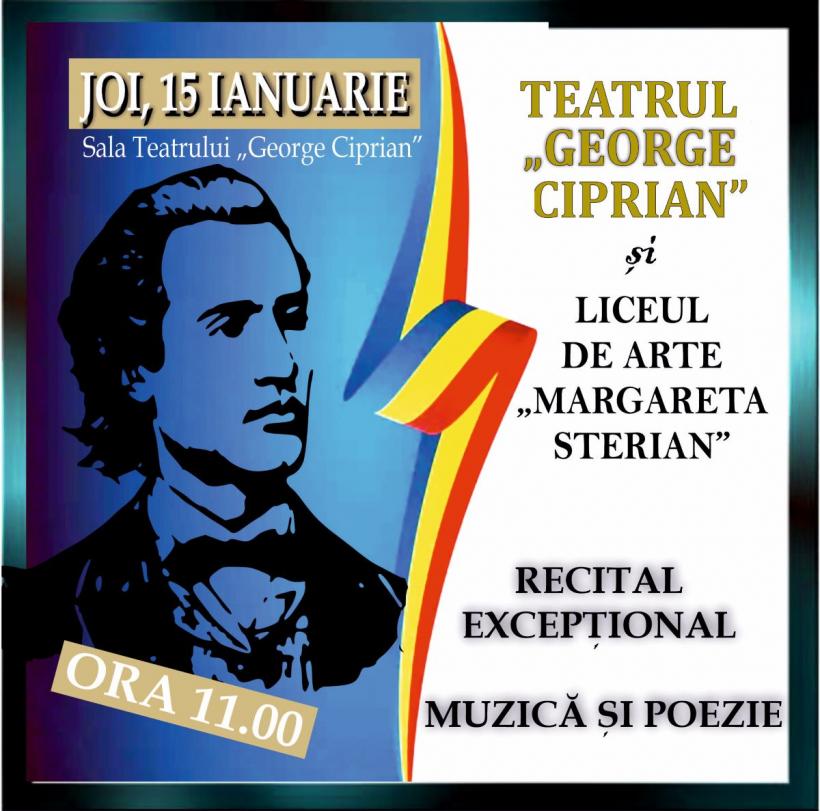 Ziua Culturii Naționale este marcată de Teatrul „George Ciprian” din Buzău cu un dublu eveniment GRATUIT – recital de muzică și poezie și spectacole ONLINE 18989871