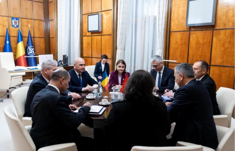 Premierul Ilie Bolojan s-a întâlnit cu ministrul de Interne al Turciei, la Palatul Victoria