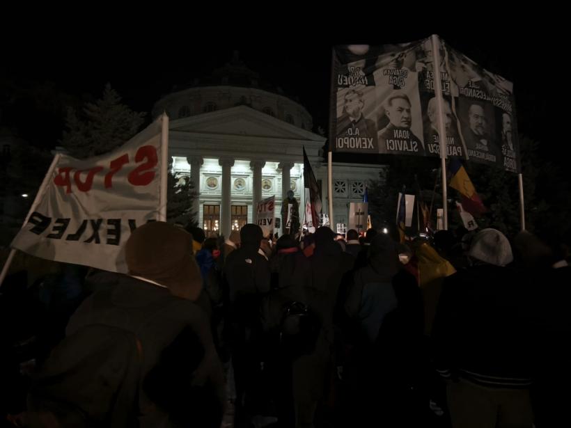 Incidente la „protestul împotriva Legii Vexler” 18990081