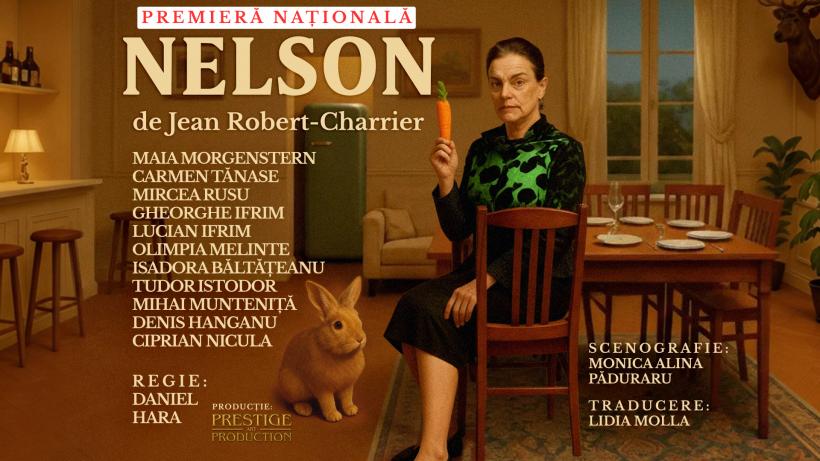 Premiera comediei „Nelson” și spectacolele „All inclusive” și „Fă-mi loc!” pe scenele din București, Cluj, Târgu Mureș și Botoșani în februarie