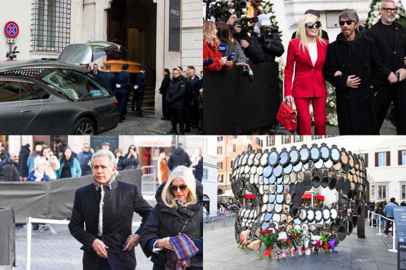 Valentino Garavani, condus pe ultimul drum la Roma. Lumea modei își ia rămas-bun de la „ultimul împărat al eleganței”