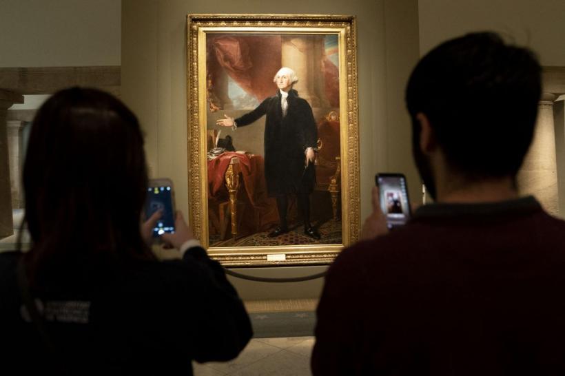 Un portret al fostului preşedinte american George Washington, ce a inspirat bancnota de un dolar, vândut cu 2,8 milioane de dolari