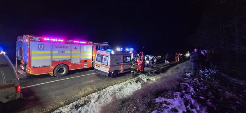 Accident grav pe DJ 106, între Dobârca și Poiana Sibiului: Planul Roșu de Intervenție, o persoană a murit 18991561