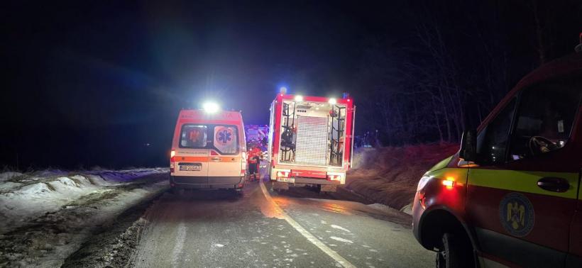 Accident grav pe DJ 106, între Dobârca și Poiana Sibiului: Planul Roșu de Intervenție, o persoană a murit 18991562