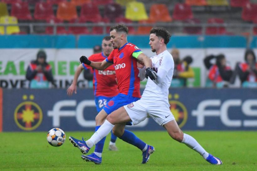 FCSB, umilită acasă de CFR Cluj 