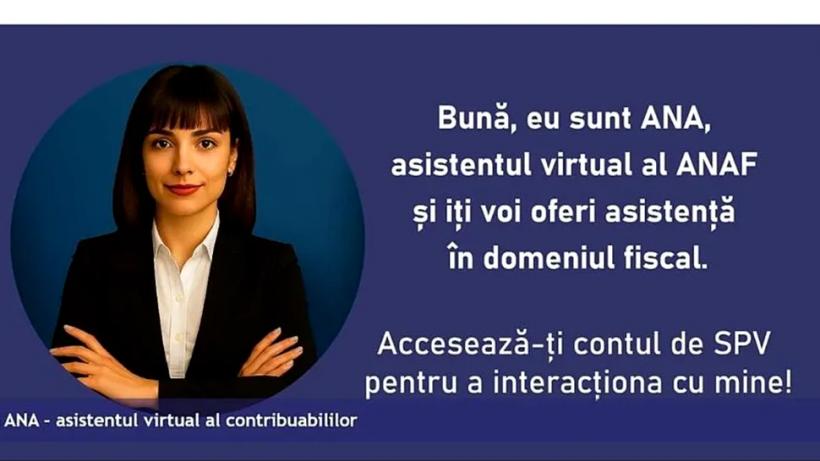 ANAF a lansat ANA, un asistent virtual pentru contribuabili. La ce întrebări poate răspunde