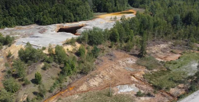 Iazurile miniere otrăvesc zona Băiuț de 20 de ani. Statul se grăbește doar pentru castori 18991512