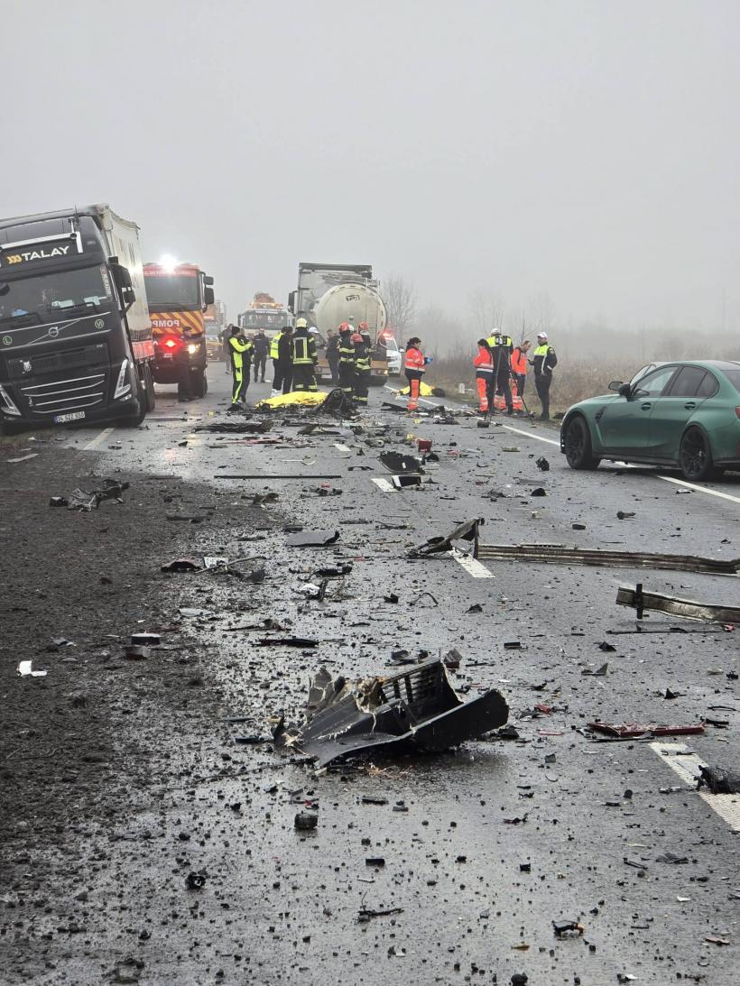 Tragedie pe E70, lângă Lugojel: șase morți după impactul dintre patru vehicule 18991857