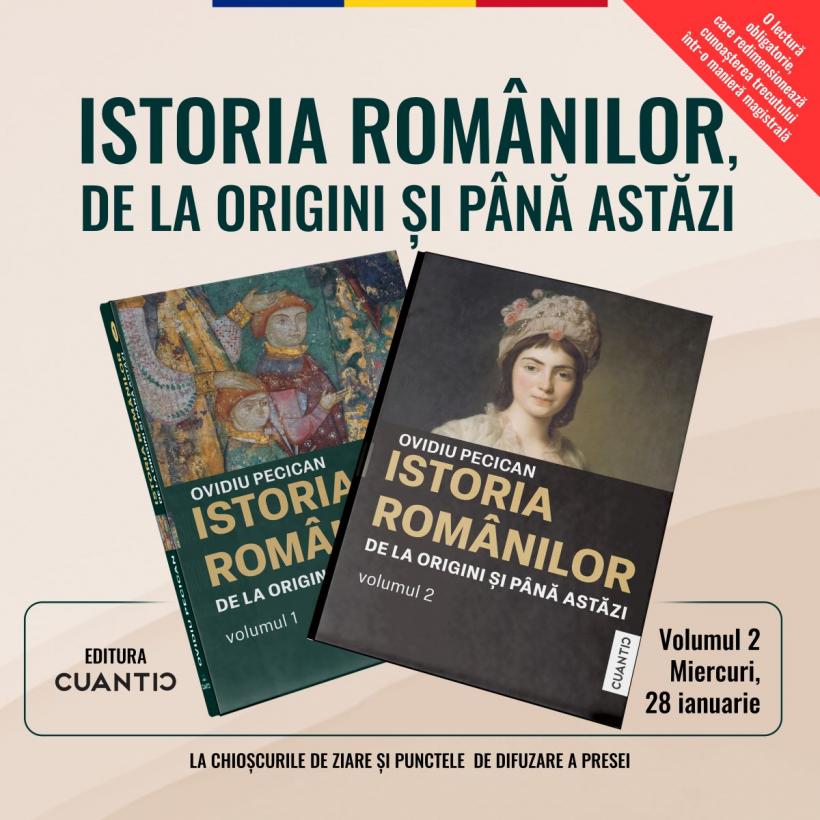 „Istoria românilor, de la origini și până astăzi” – o lucrare de referință în două volume