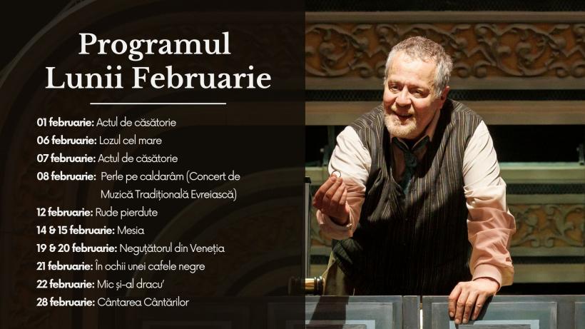 Spectacolele lunii februarie, la Teatrul Evreiesc de Stat