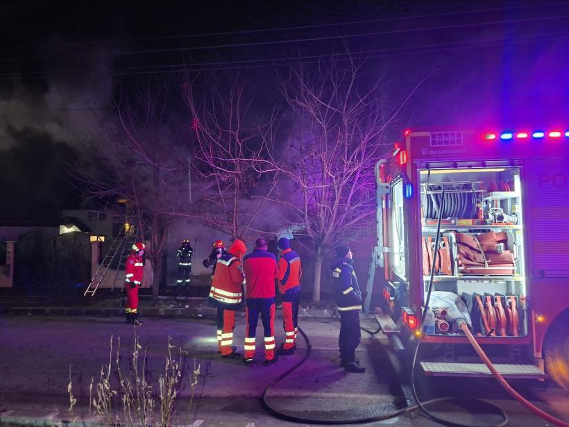 Un bărbat a ars de viu în propria casă, la Brăila