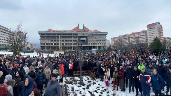 Protest în Miercurea Ciuc. Fost ministru: Din 1.000 de copii, dacă sunt 10 care vorbesc românește 18992571