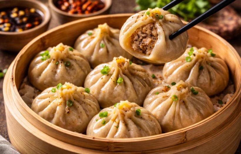 Rețetă de Buuz, găluștele tradiționale ale Mongoliei, cu carne de miel