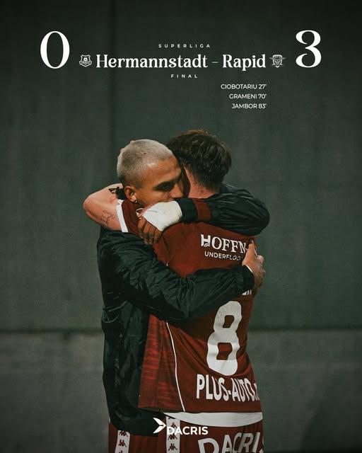 Rapid conduce clasamentul Superliga