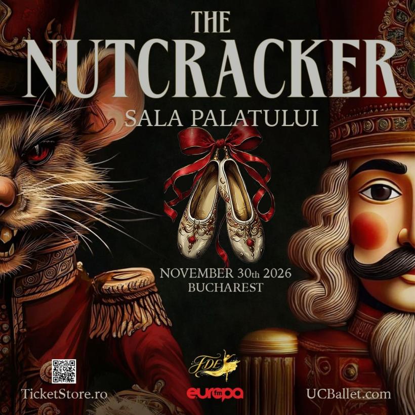Baletul simbol al sărbătorilor de iarnă – SPĂRGĂTORUL DE NUCI – pe 30 noiembrie la Sala Palatului