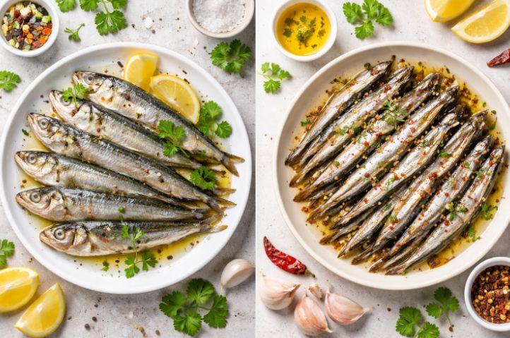 Pești mici, beneficii mari: ce să alegi între anșoa și sardine