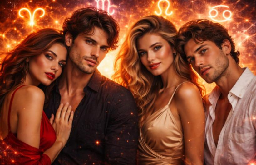 Top 4 zodii pasionale: cine trăiește totul la intensitate maximă