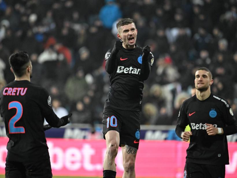 FCSB, victorioasă la Galaţi, 4-1 cu Oţelul, în Superligă