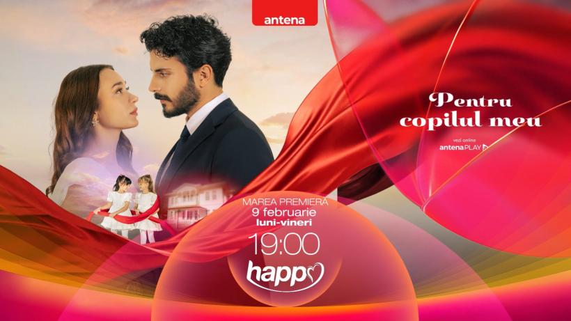 Serialul turcesc Pentru copilul meu începe diseară la Happy Channel: două destine schimbate la maternitate și o iubire neașteptată, născută printre sacrificii