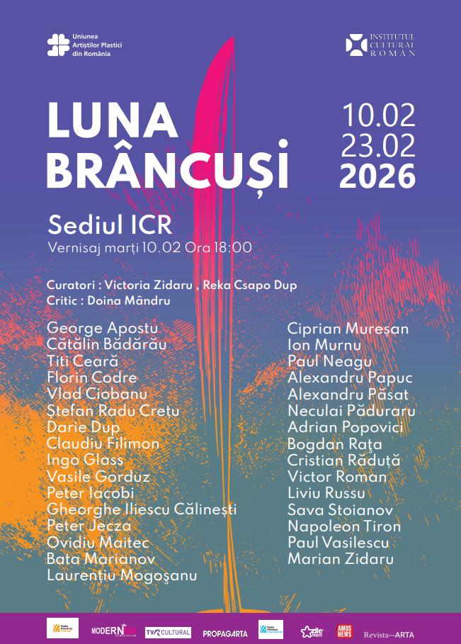 Expoziție itinerantă de sculptură la Institutul Cultural Român, în Luna Brâncuși