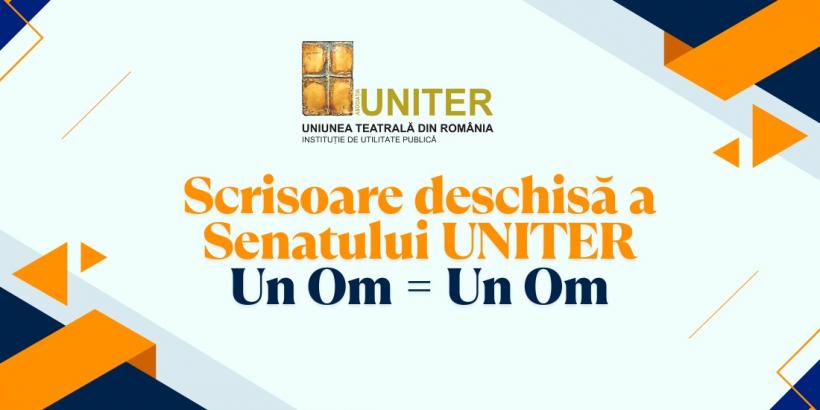 Scrisoarea deschisă a Uniunii Teatrale din România – UNITER privind normarea timpului de muncă în instituțiile de spectacole: „Nu poți măsura nemăsurabilul.”