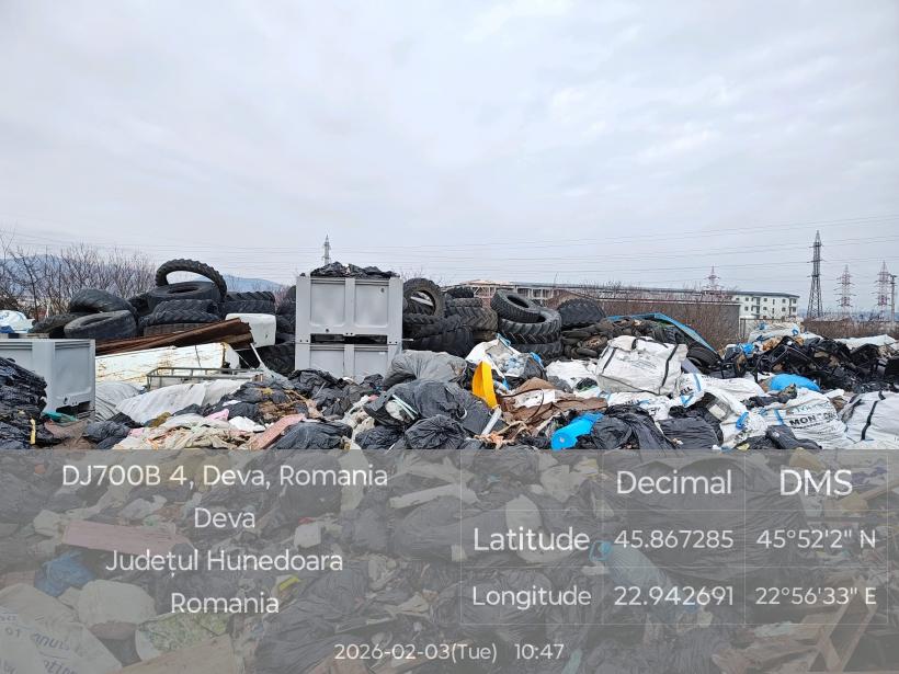 Amenzi de 410.000 lei pentru încălcarea legislației privind gestionarea deșeurilor