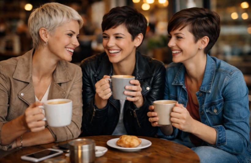 Părul scurt și personalitatea: Aceste femei ies din tipare