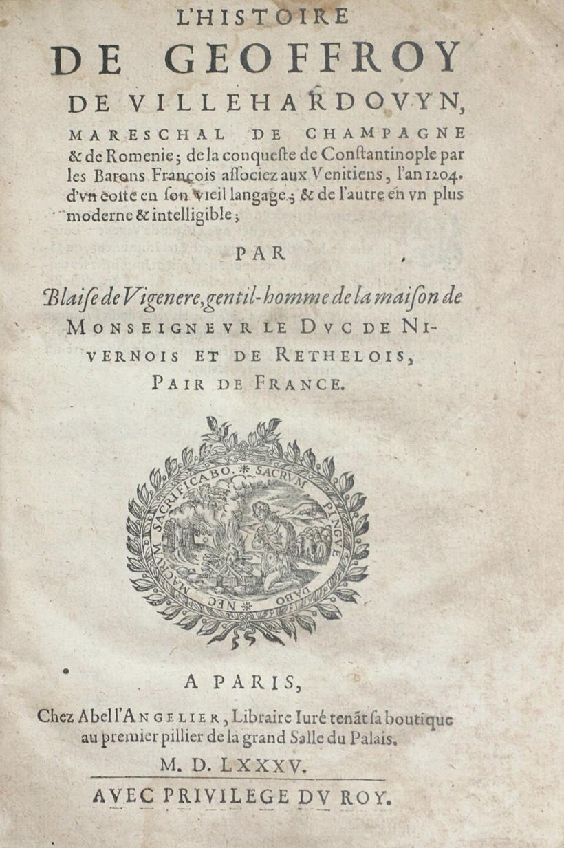 Geoffroi de Villehardouin, cronicarul celei de-a patra cruciade 18994739