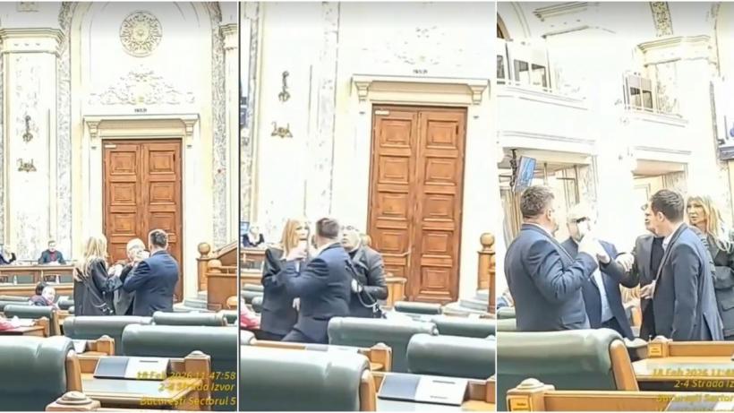 Doi parlamentari români s-au îmbrâncit și au fost la un pas să se ia la bătaie 18995235