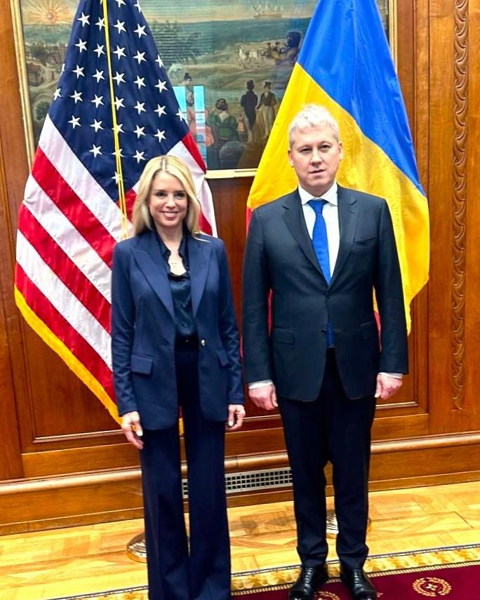 Cătălin Predoiu, întâlnire la Washington cu procurorul general al SUA, Pamela Bondi