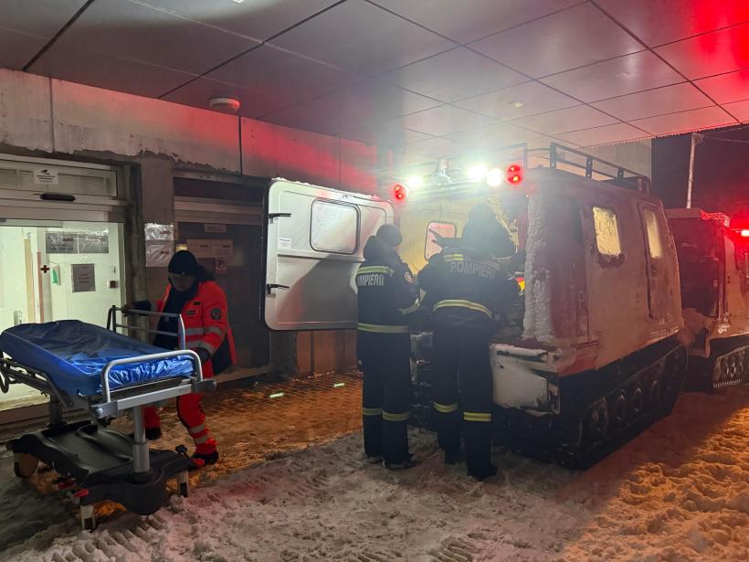 Cetățean georgian, salvat din nămeți după ce a fost găsit în hipotermie, în Tulcea 18995309