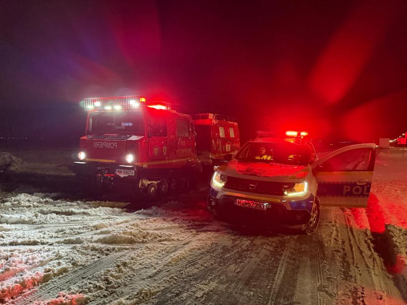 Cetățean georgian, salvat din nămeți după ce a fost găsit în hipotermie, în Tulcea 18995310