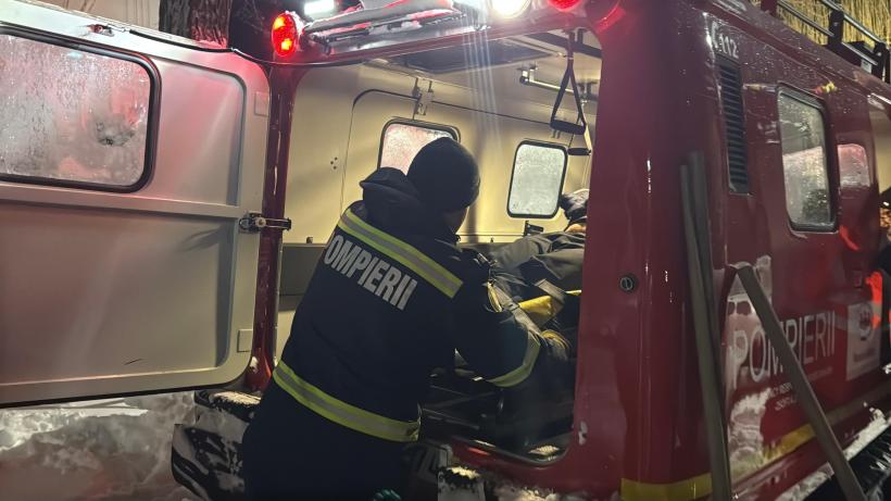 Cetățean georgian, salvat din nămeți după ce a fost găsit în hipotermie, în Tulcea 18995312