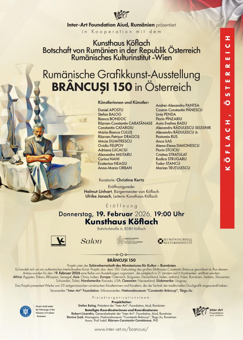 ICR marchează 150 de ani de la nașterea lui Constantin Brâncuși printr-un amplu program expozițional și multidisciplinar, în țară și în străinătate 18995491