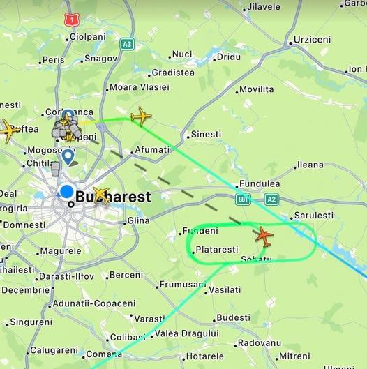 Alertă aeriană pe Otopeni:  Probleme de presurizare. Avionul de Egipt s-a întors din drum la București