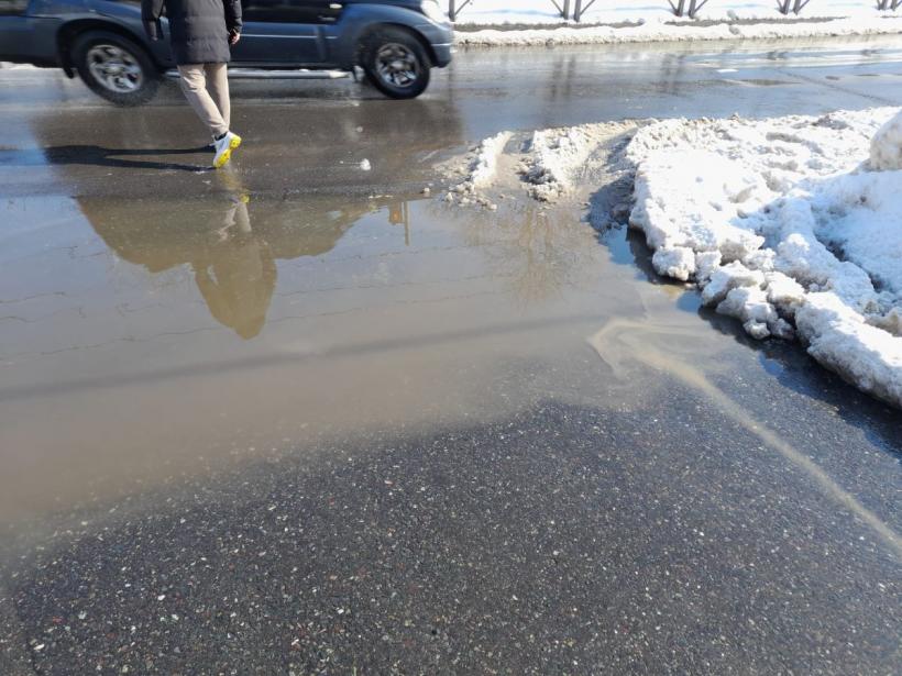 Deszăpezirea prin topire: Bucureștiul, orașul marilor lacuri apărute peste noapte 18995841