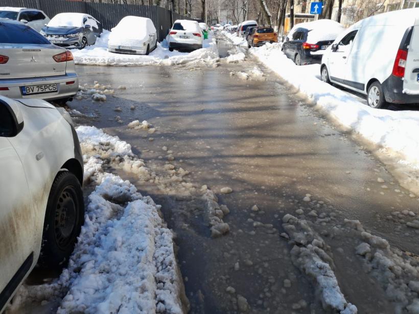 Deszăpezirea prin topire: Bucureștiul, orașul marilor lacuri apărute peste noapte 18995842