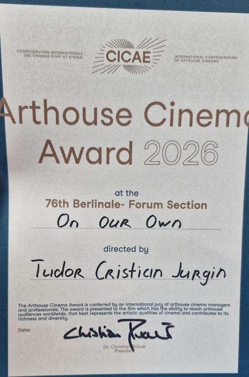 Filmul românesc De capul nostru (r. Tudor Cristian Jurgiu), premiat la Festivalul Internațional de Film de la Berlin 18996229