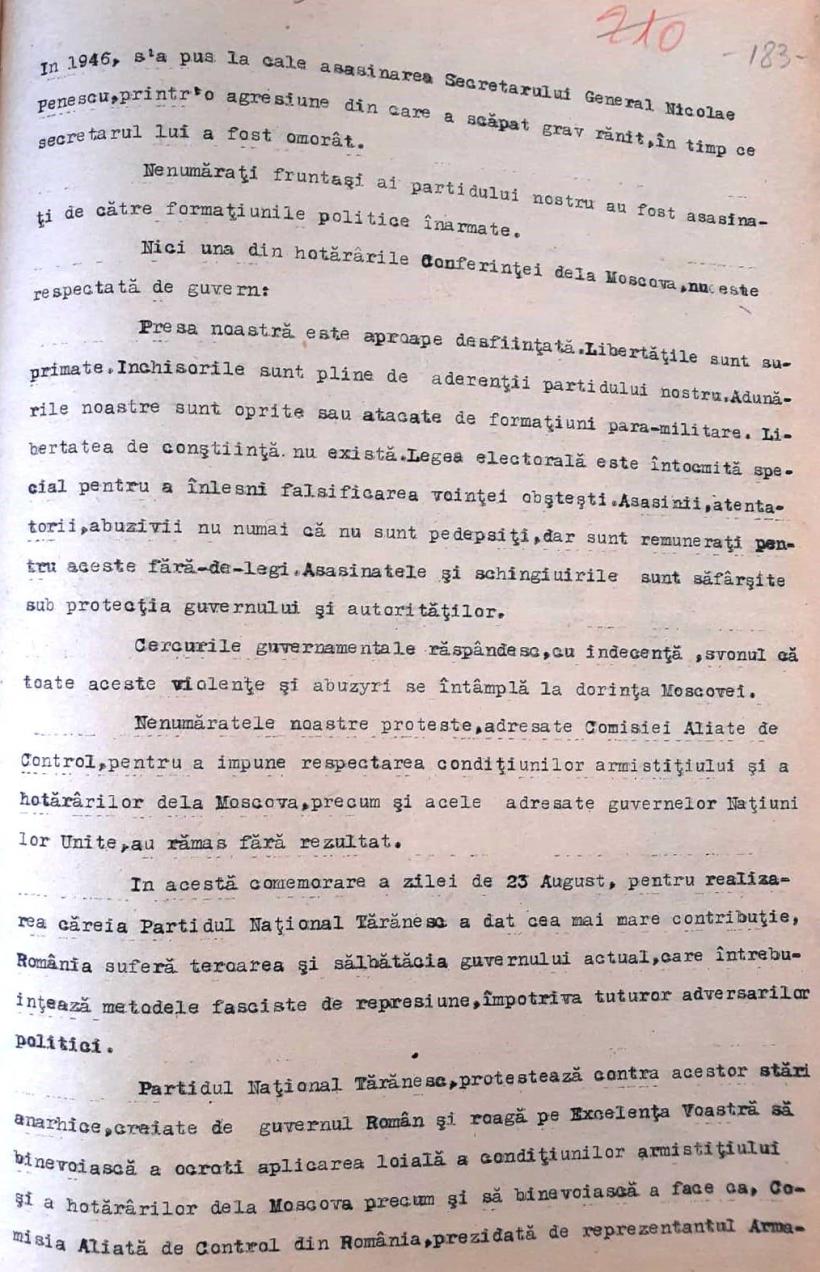 Memoriul tulburător adresat în 1946 de Iuliu Maniu lui Stalin 18996169