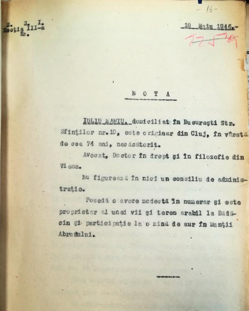 Memoriul tulburător adresat în 1946 de Iuliu Maniu lui Stalin 18996174